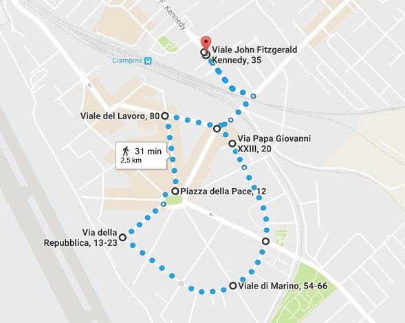 percorso stracittadina